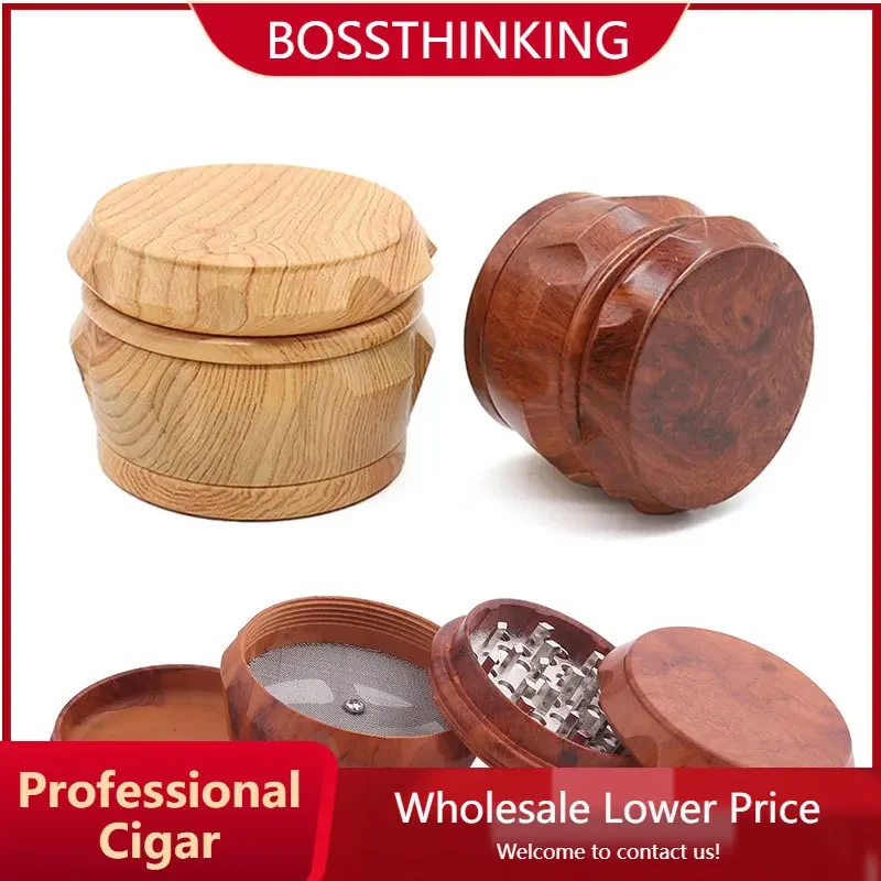 

4 Layers Herb Grinder Tobacco Grinder Smoke Grass Spice Grinder Herbal Tobacco Crusher Machine Smoking Pipe Accessories