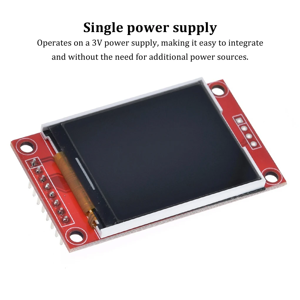 1.8 Inch 1.8" LCD Display TFT Screen Module SPI Interface 128*160 Resolution 16BIT RGB 4 IO ST7735S Driver for Arduino