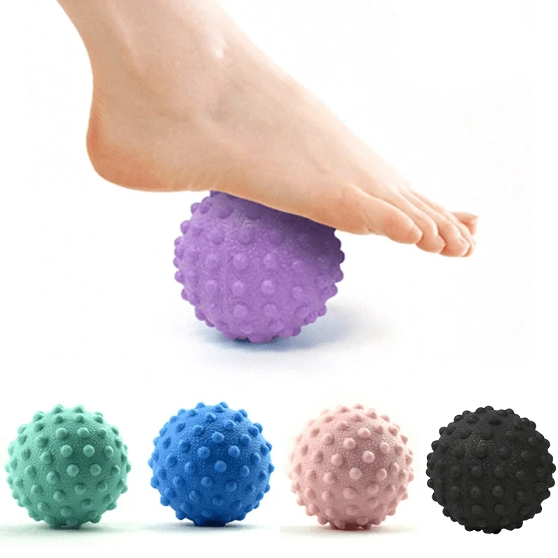 Fasya Topu Yükseltilmiş Nokta Masaj Topu TPR Duruş Ustası Yoga Topu Bel ve Sırt Ayak Masaj Topu