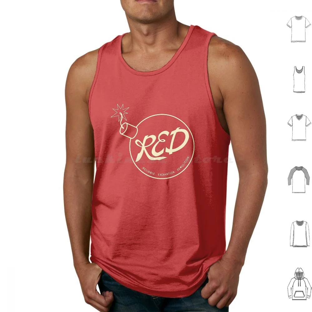 Tf2 Red Team Tank Tops Print Cotton Tf2 Red Team Tf2 Team Fortress 2 Red Team Reliable Excavation Demolition Tf