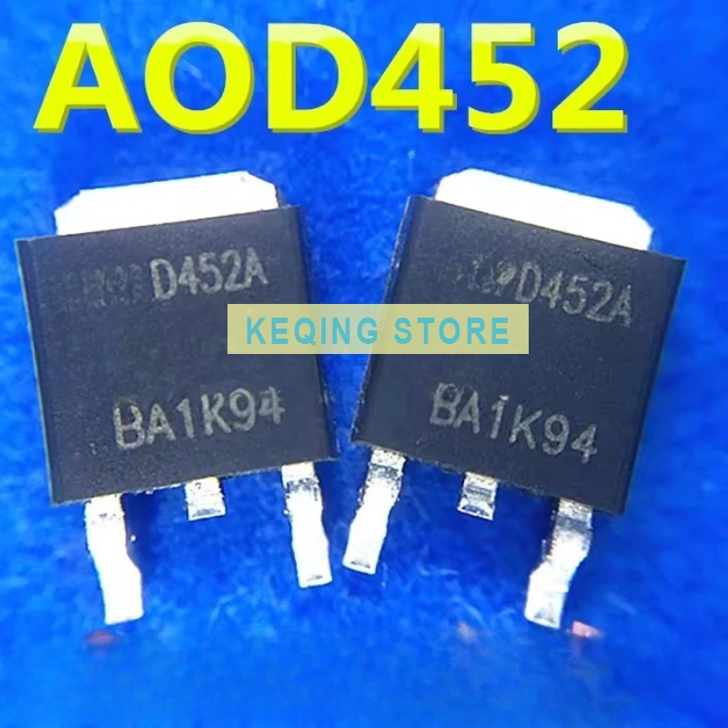 10PCS Used+Not NEW+Send after Measure SMD Field Effect AOD452A D452A D452 25V 55A TO-252 Full Inspection