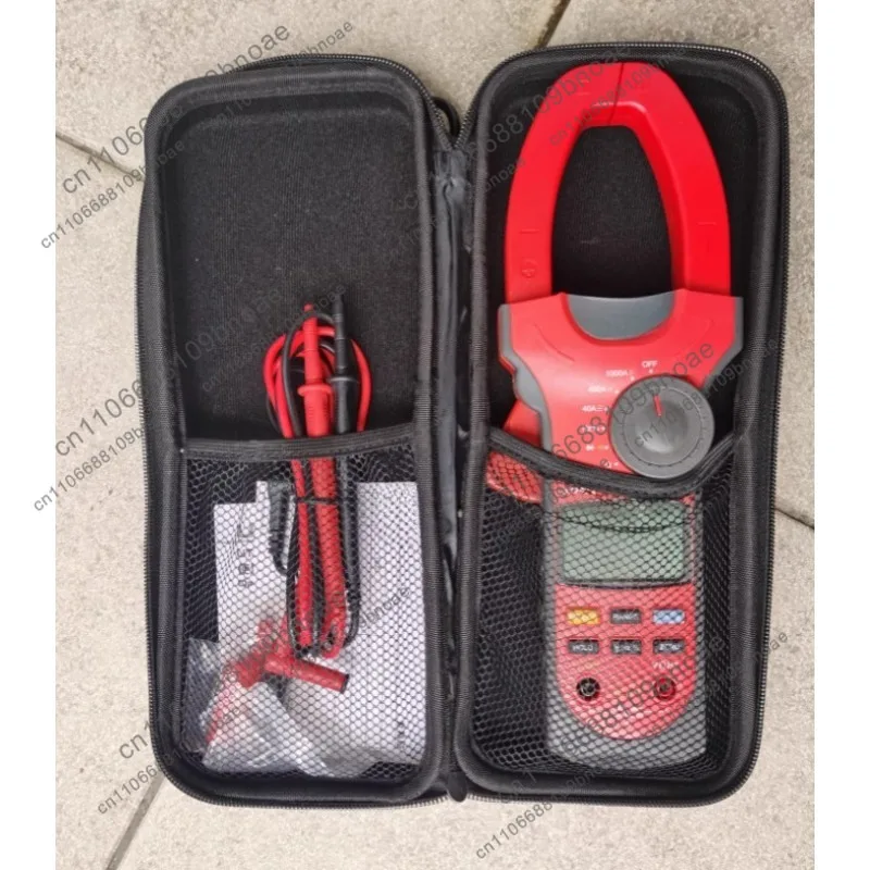 New UT207A Clamp Meter, Red and Gray Dual Color, with Test Leads.