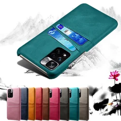 Retro PU Leather Card Slots Case For Xiaomi Redmi Note 11 Pro 10 9 9s 9T Mi 10T 11 Lite 11T Poco F3 M3 Pro 5G X3 GT NFC Cover