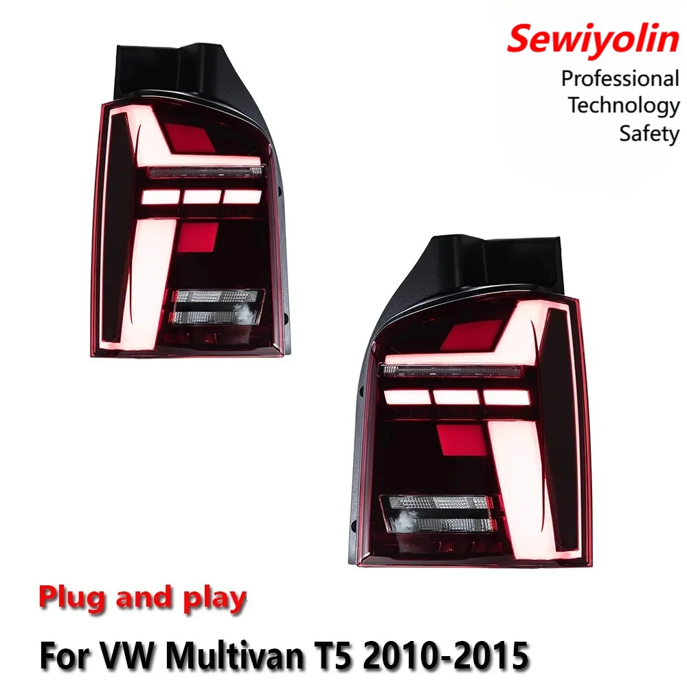 

Светодиодные аксессуары для задних фонарей автомобиля для VW Multivan T5 2010-2015: ДХО, стоп-сигнал, указатель поворота, подключение Plug and Play