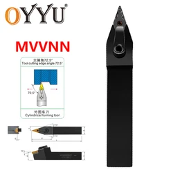 OYYU MVVNN External Turning Tools MVVNN1616H16 MVVNN2020K16 MVVNN2525M16 Holder CNC Lathe Cutter MVVNN2020 Carbide Insers VNMG