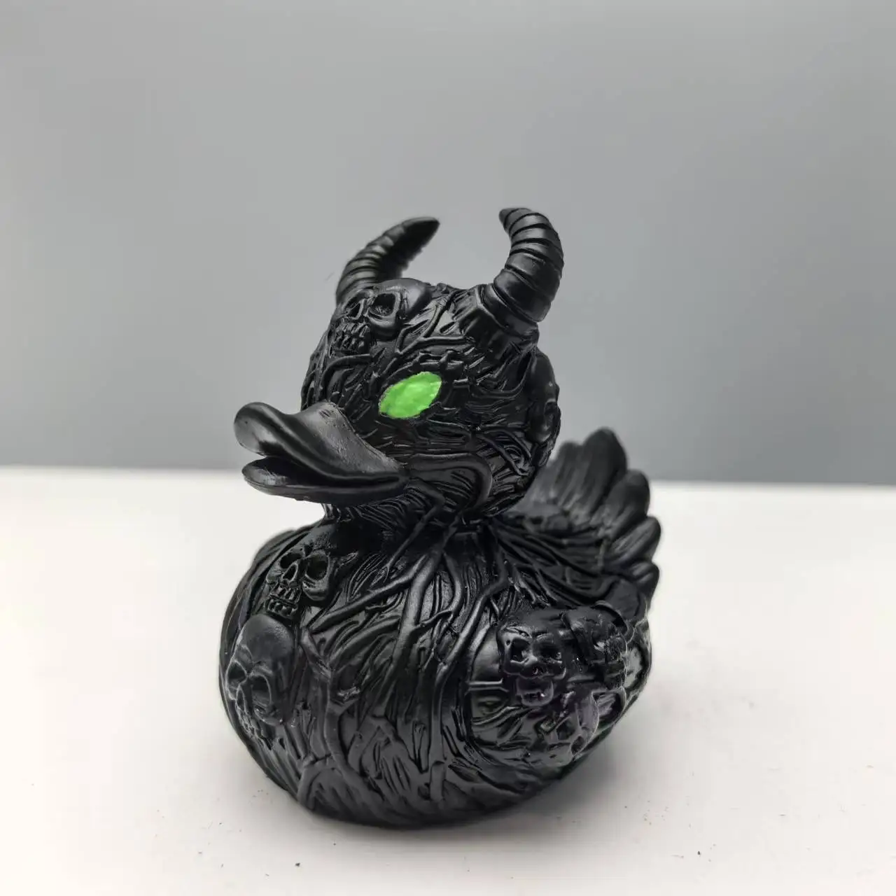 Devil Skull Duck Decoration Creative duck desktop resin craft ornament home decoration m55