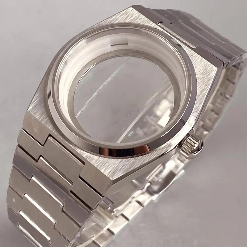 for PRX Super Player Model Men Watch NH35 Watch Case Modification 40mm for NH36 NH38 NH70 NH71 NH72 4R35 4R36 Polished Bezel image 2
