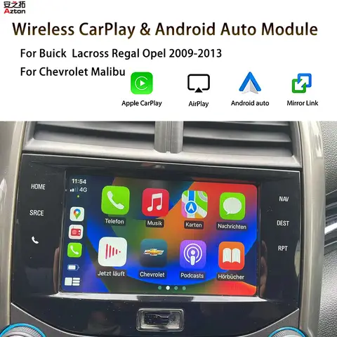 쉐보레 말리부 뷰익 라크로스 리갈 오펠 2009-2013 용 와이파이 카플레이 어댑터, 무선 안드로이드 차량 멀티미디어 시스템 Best5 쉐보레 말리부 뷰익 라크로스 리갈 오펠 2009-2013 용 와이파이 카플레이 어댑터, 무선 안드로이드 차량 멀티미디어 시스템 Best5