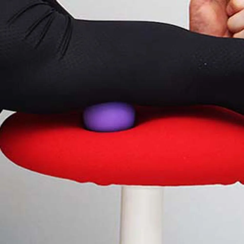 Silicone Fascia Massage Ball 6.35CM Portable Plantar Exerciser Sphere Solid Color Release Tool Muscle Relaxation Ball