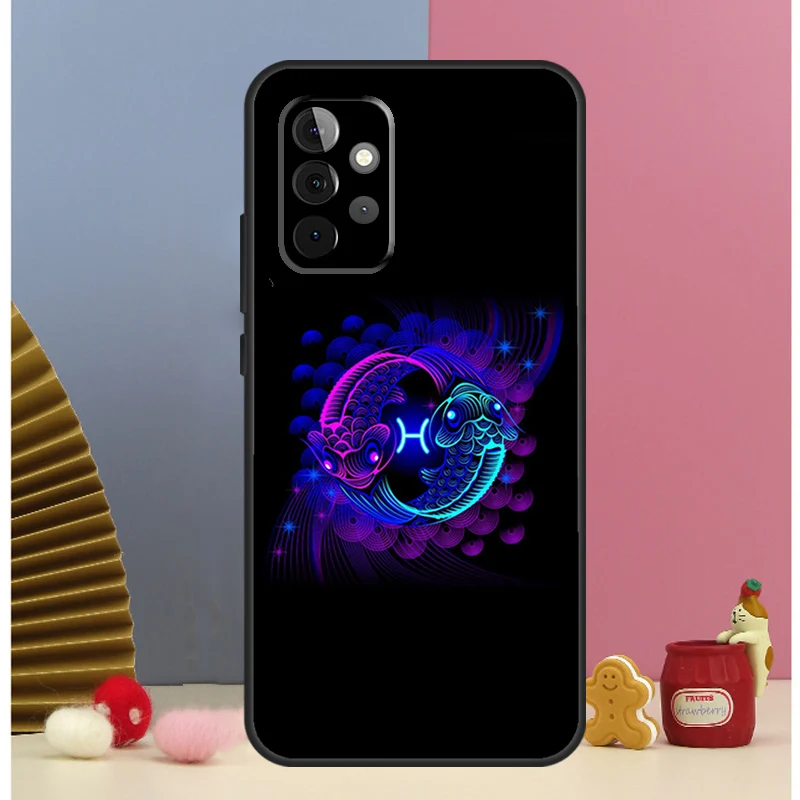 Zodiac Signs Cover For Samsung Galaxy A53 A33 A52 A32 A22 A12 A13 A23 A51 A71 A14 A34 A54 A15 A25 Case