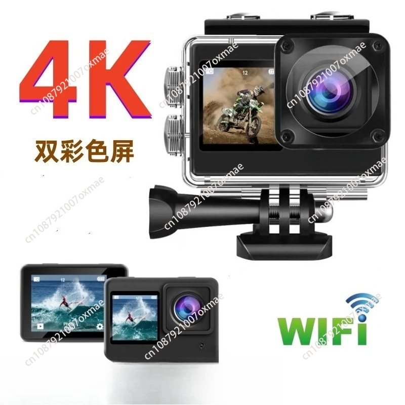 

Камера движения с двойным цветным экраном, рамка 4K60, водонепроницаемая камера для дайвинга высокой четкости с защитой от сотрясений