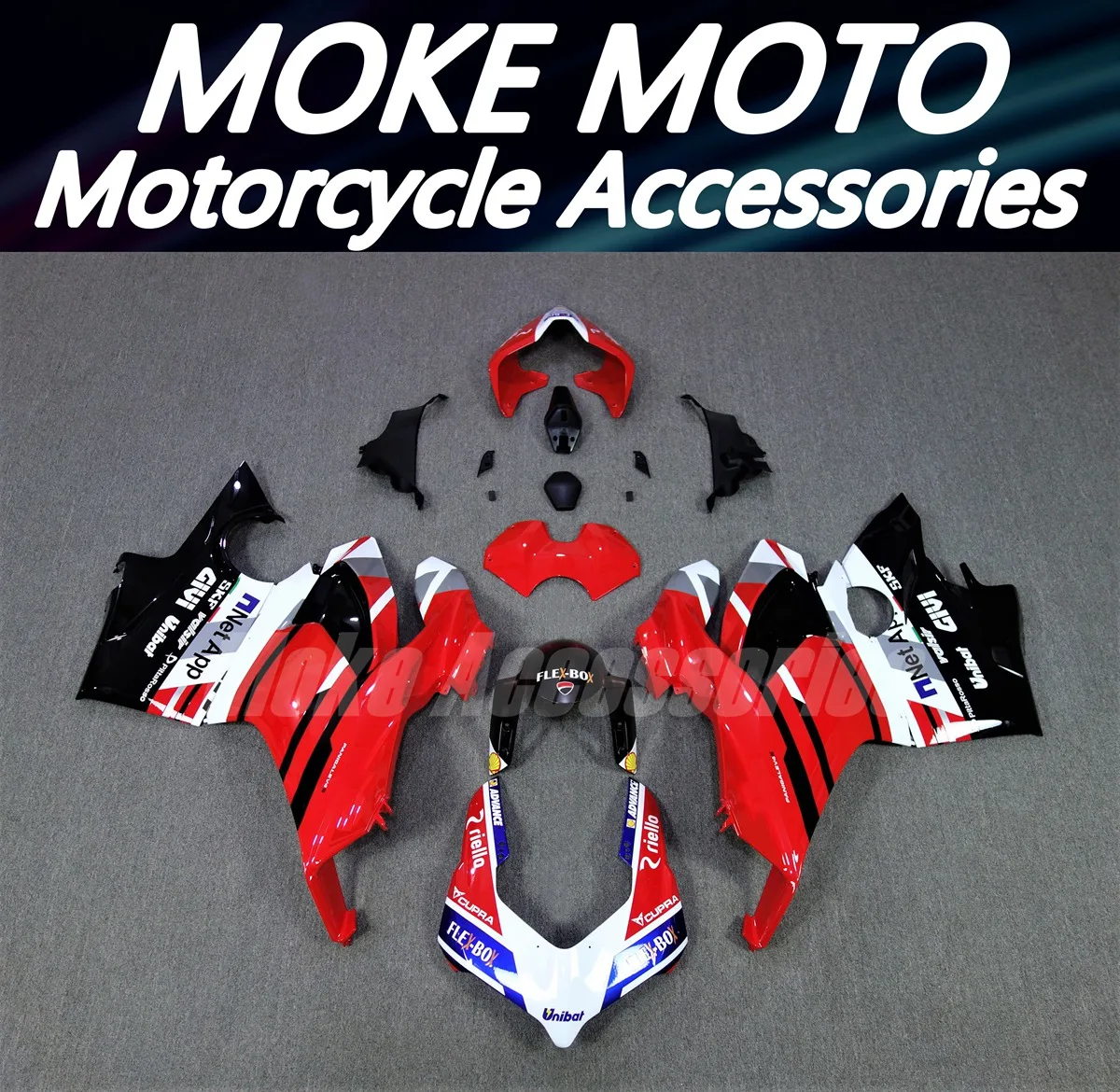 

Fairings Kit Fit For Panigale V4 V4S 2018 2019 2020 Bodywork Set 18 19 20 Abs High Quality Injection Red White Blue