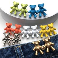 Nail-free Jeans Bear Waist Buckle Removable Closing Artifact Invisible Snap Button Tightening Waistband Button Pant Adjustable