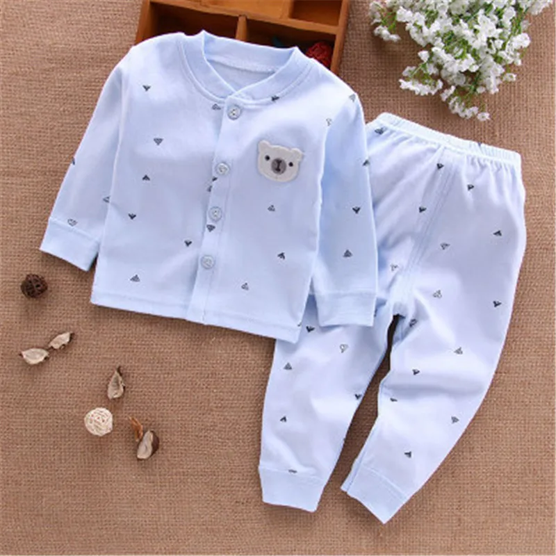 

Newborn clothing sets Spring and Autumn New Infant Baby Set Boys and Girls Cotton Split Set Four Seasons Folio clothes Set