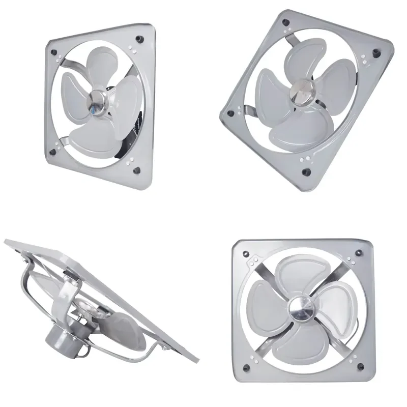 FA-30P 4 Inch Industrial Kitchen Exhaust Fan Effective Open Range Hood for Ventilation Solar Powered