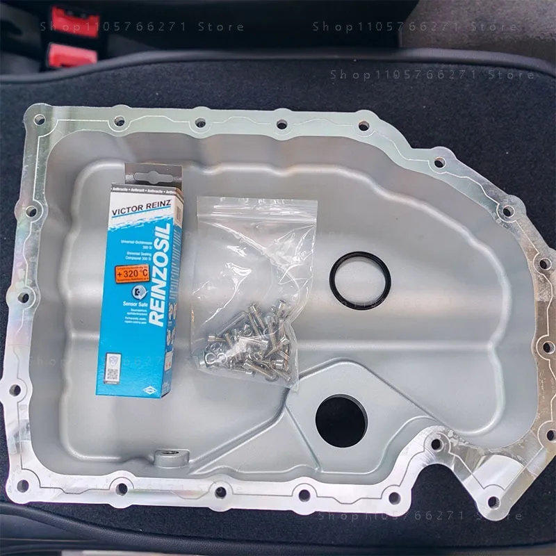 Aluminum Oil Pan for  Sharan EA888 with Cooling Fins Reduce Temp Leak Proof