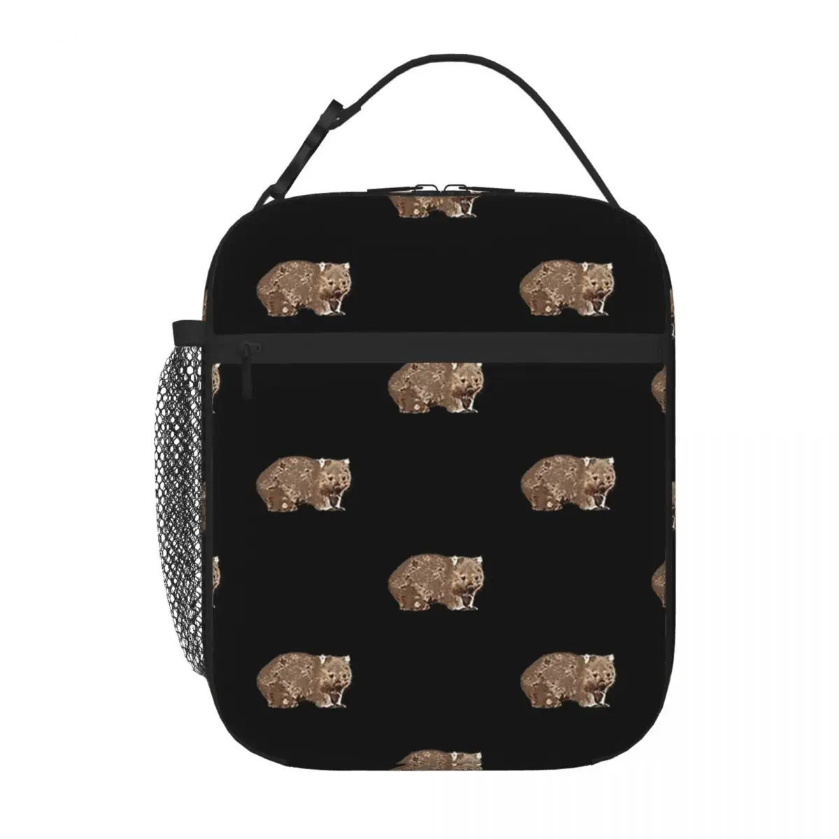 Wombat (Vombatus Ursinus) Lunch Bags Insulated Bento Box Portable Lunch Tote Resuable Picnic Bags Cooler Thermal Bag for Woman