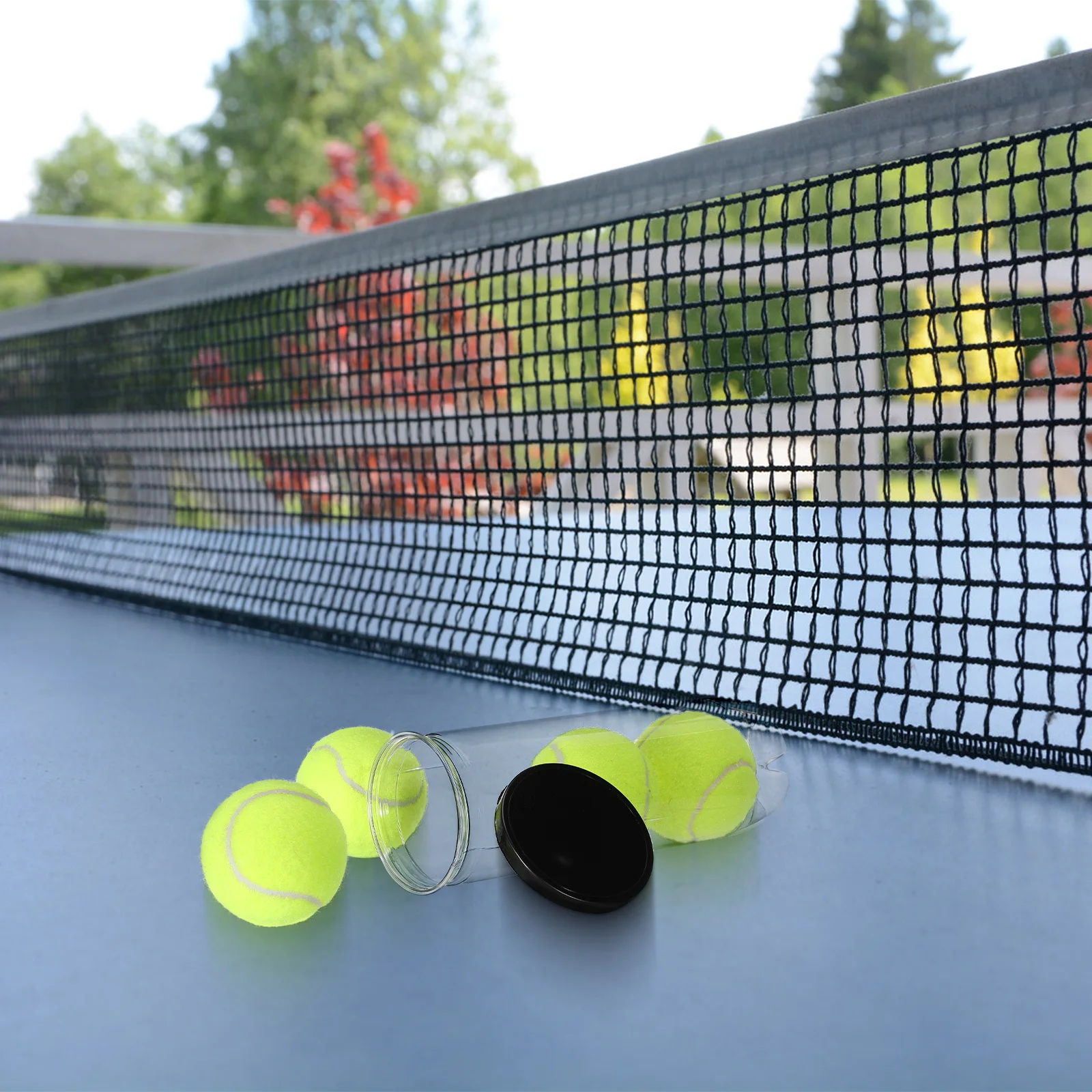 حاوية تخزين كرة التنس الشفافة مع مضخة 3 قطع من PELOTAS TENIS ملحقات رياضية محمولة مقاومة للاهتراء #4