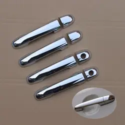 For Hyundai Elantra 2007 - 2010 HD 2008 2009 2010 New Chrome Car Side Door Handle Cover Trim Car Accessories Stickers Styling