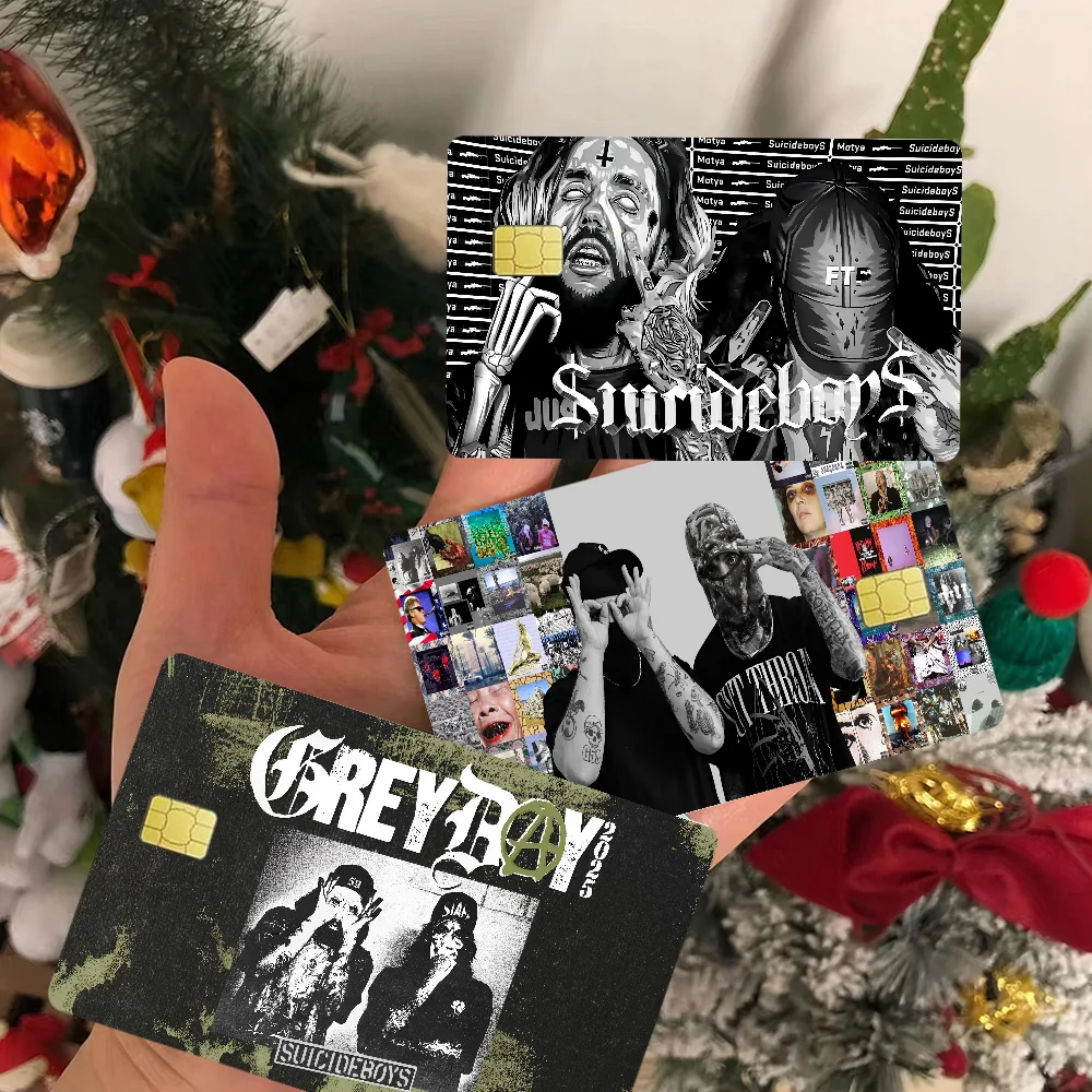 

S-suicideboys G59 Game Film Cover Sticker Case For Small Chip Credit Debit Card Front Side