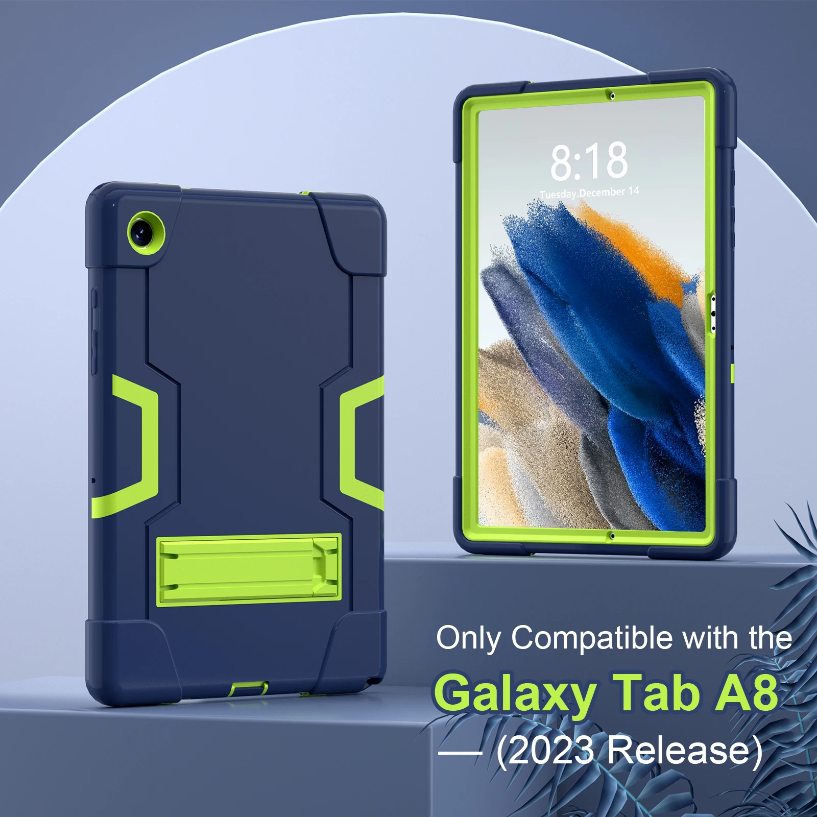 

For Samsung Galaxy Tab S6 lite 10.4" 2024 2022 2020 A8 10.5" A7lite 8.7" Tablet Case Handle Stand Shockproof Rugged Cover