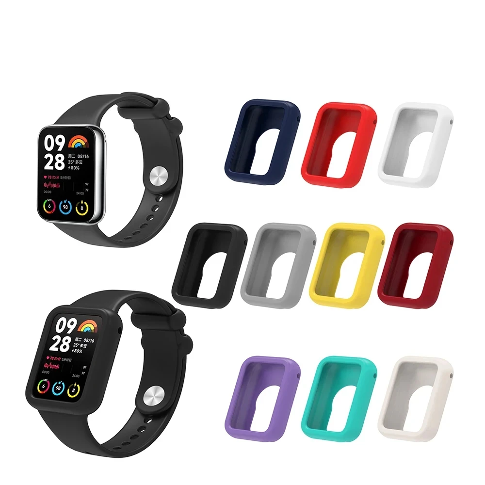 جراب واقي من البولي يورثين الحراري لنطاق شاومي مي باند ، غطاء واقي بإطار ناعم لـ Mi Band 8 Pro و 8 Pro #2