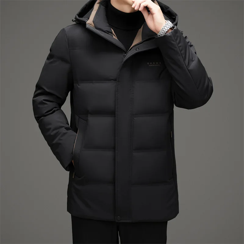 Men's Winter Jackets 2024 New Designer Clothing Heated Down Jackets Filled 90% White Goose Down Thickened Menswear