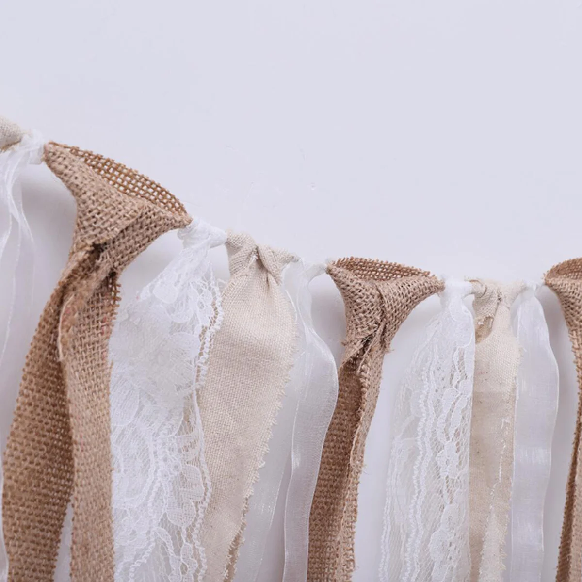 أعلام قماش من سلسلة الأميرة قابلة للغسل وإعادة الاستخدام لتزيين حفلات الزفاف وأعياد الميلاد والديكور الريفي الأنيق #5