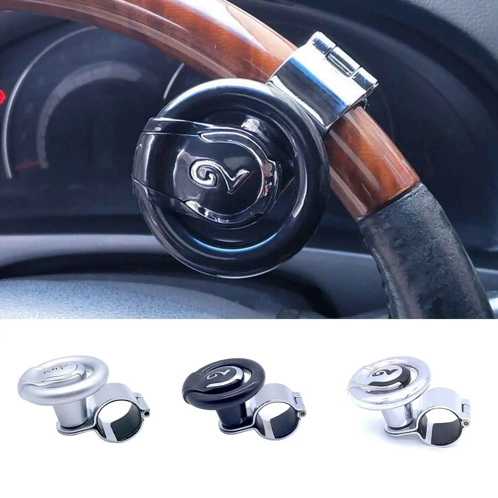 

Car steering wheel booster power ball steering device power saving ball with steel ball bearing auxiliary device