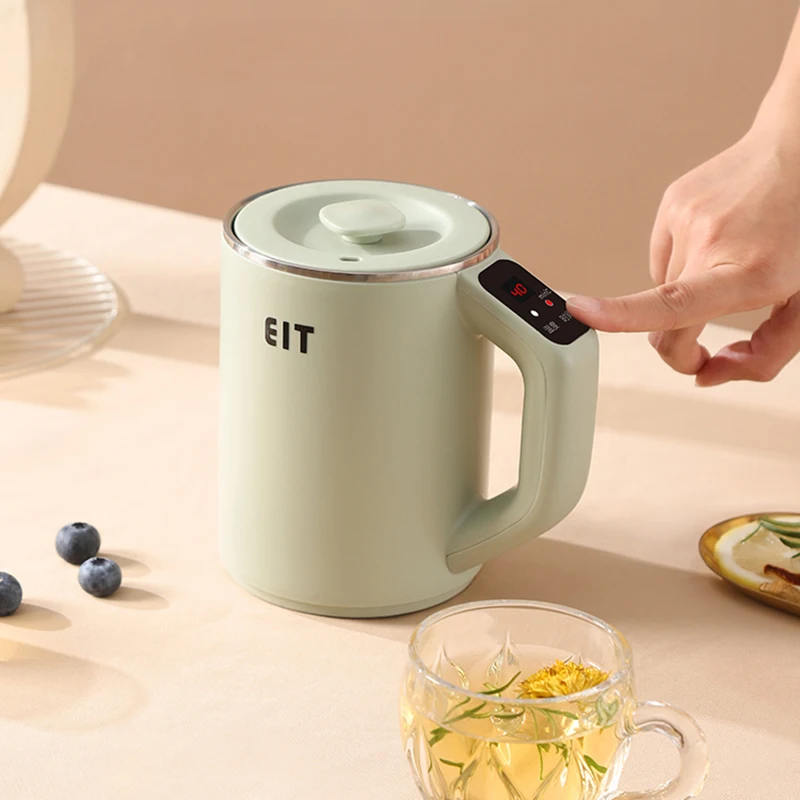 800ml Smart Electric Kettle Multifunctional Health Pot Portable Thermo Pot Teapot Electric Stewing Soup Cup Boiling Cup 220V