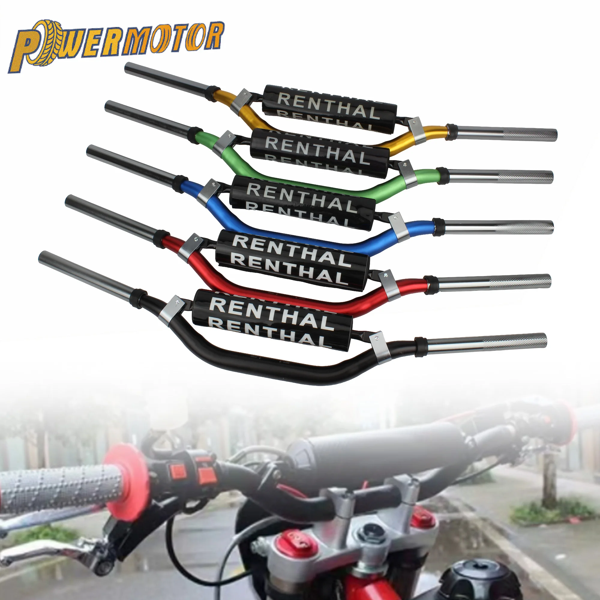 

Универсальный руль мотоцикла с ЧПУ 22 мм 28 мм для RENTHAL Pit Bike для KTM Husqvarna Yamaha Suzuki Kawasaki CRF Honda KLX YZF