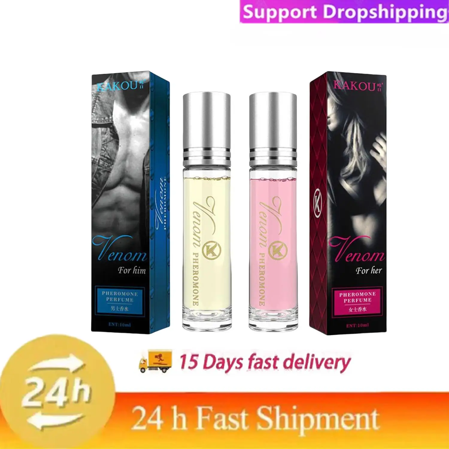 

10ml Perfume For Woman Man Ball Perfume Pheromone Men'S Essential Oil Perfume Attracts The Opposite Sexy Fragrance Long Lasting