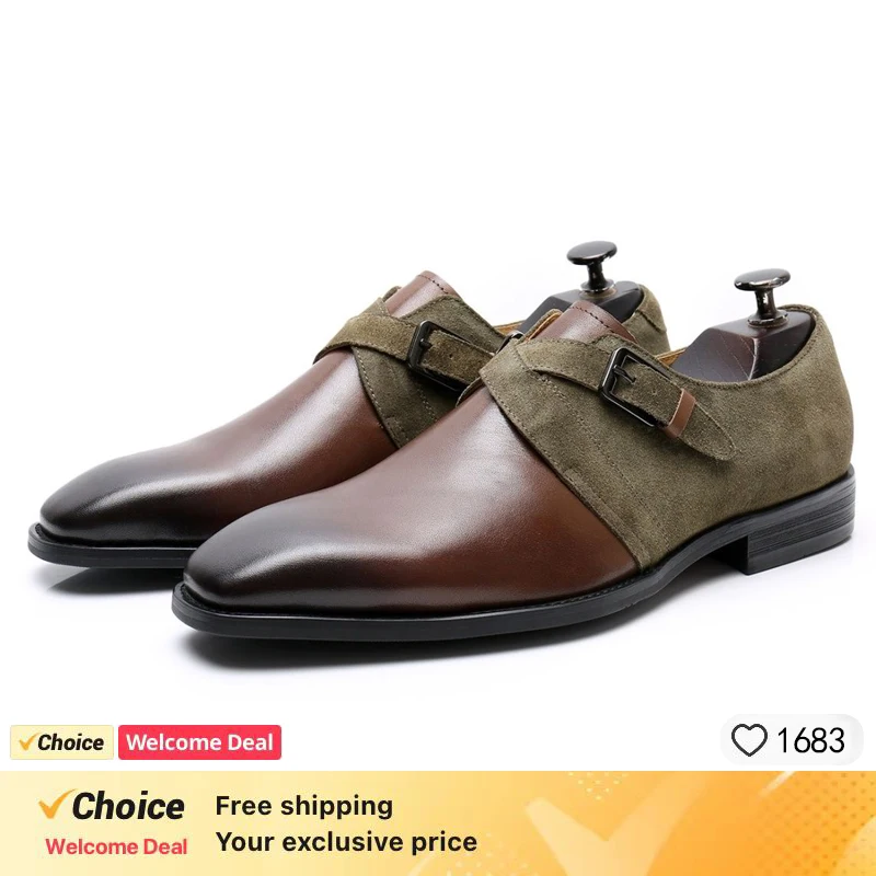 

High-end Men's Real Cow Leather Casual Shoes Fashion European 2024 Autumn Winter Luxury Elegant Solid Color Black Brown Sneakers