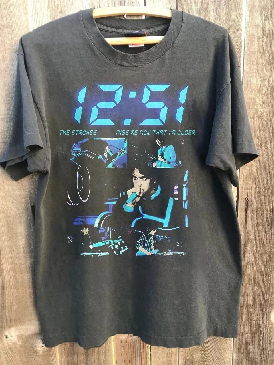 Camiseta The Strokes Miss Me Now That L Am Older para hombre y mujer, camiseta informal con estampado diario para exteriores