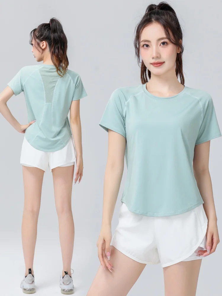 Summer Running Sport Set Women Loose Breathable Fitn Training Outdoor Morning Run orts Qui Dry ort Sve Outfit