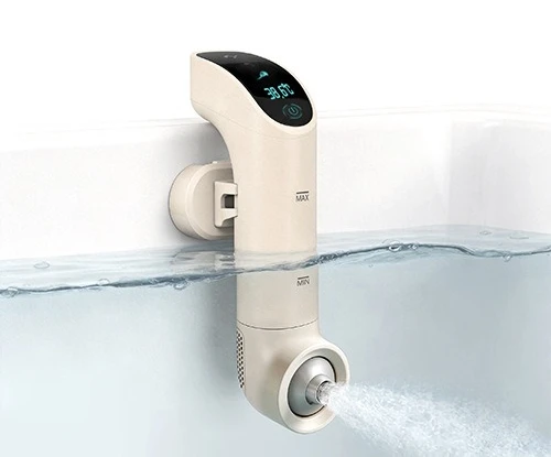 Special digital display for bathtub, adjustable special bath bubble machine