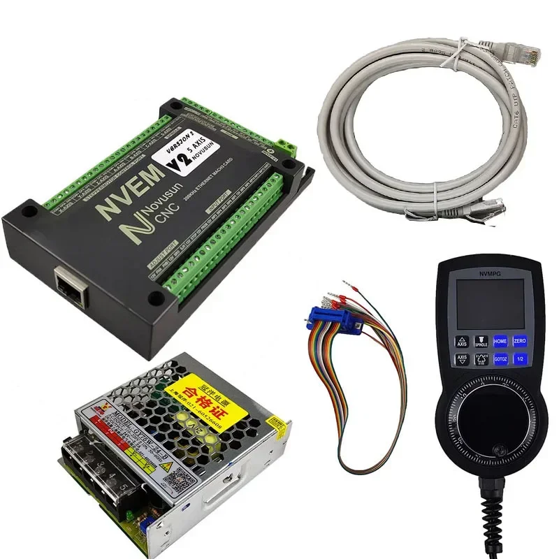 モーションコントローラーシステム,nvem,nvum,v2.1,nvmpg,デジタルディスプレイ,ハンドホイール,mach3,cnc,dc 75w,24v