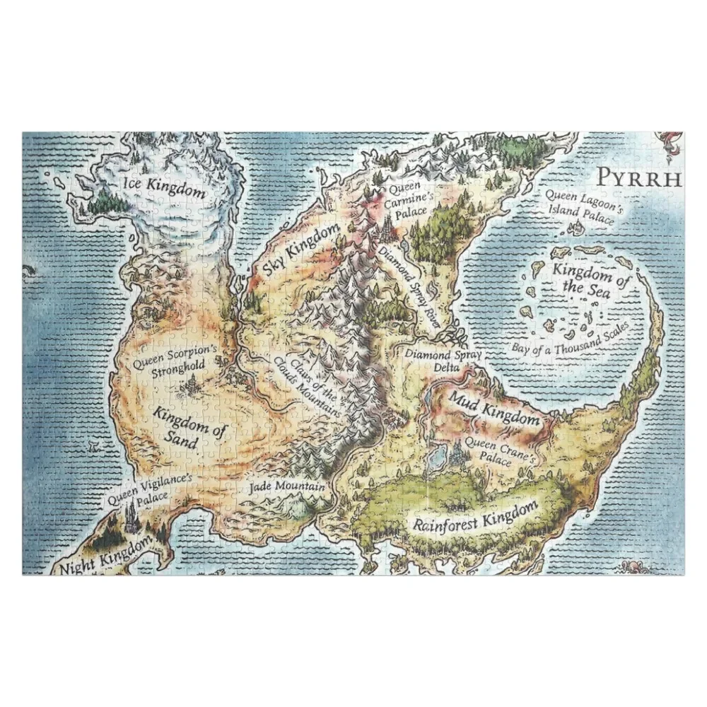 

WOF Snow Map Jigsaw Puzzle Christmas Gifts Children Photo Puzzle