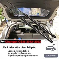Rear Tailgate Boot Dampers for Changan CS35 2012-2022 SUV Lift Supports Gas Struts Shock Piston Rod Prop Spring 6309030W01 515mm