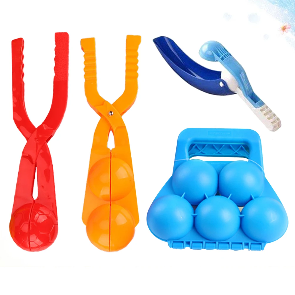 ของเล่นเด็กแบบหนีบ 4 ชิ้น สำหรับเล่นเกมกลางแจ้งในฤดูหนาวและชายหาด สีสุ่ม