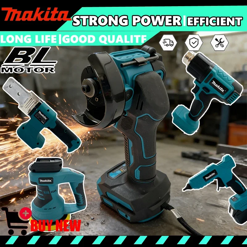

Электроинструменты Makita: различные модели портативных аккумуляторных инструментов с цифровым дисплеем, электрическим нагревом, насадками-пистолетами, электрическими сабельными пилами