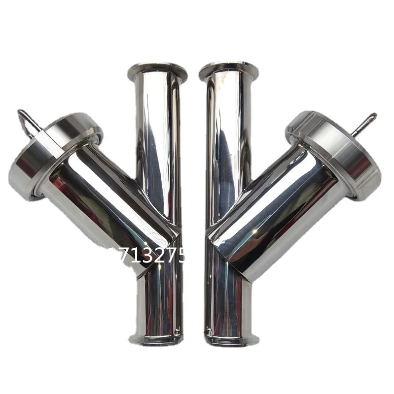 

Quick release chuck filter stainless steel Y-type filter quick open pipe 304 clamp straight through filter