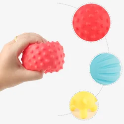 Pelota de juguete sensorial para niños, piscina al aire libre, juguetes educativos interactivos para padres e hijos, pelota suave de masaje de entrenamiento, 6 piezas por juego