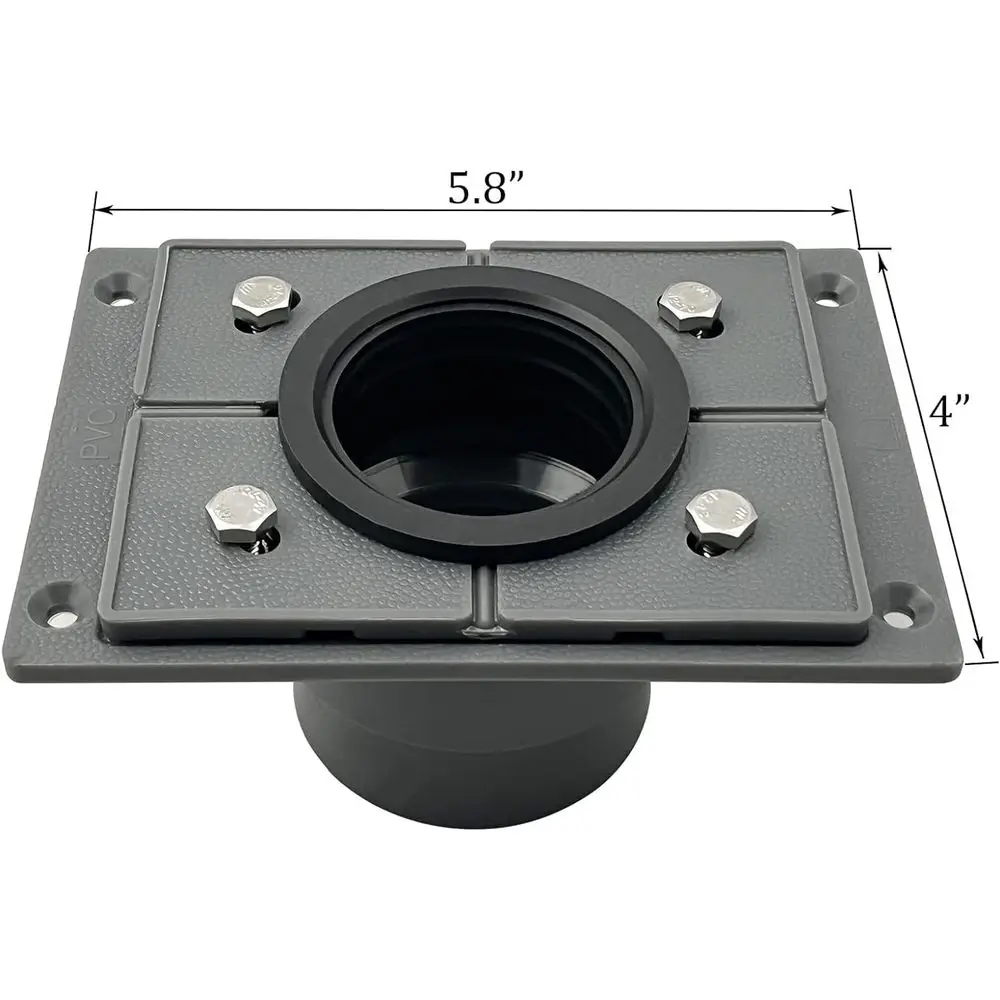 32-Inch Brushed Stainless Steel Linear Shower Floor Drain with Tile Insert Grate