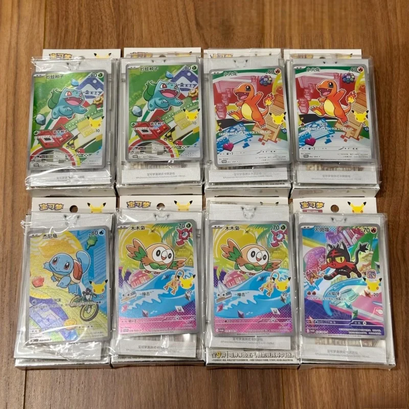 Hot Sale Original Chinese PokéMon Ptcg Card First Partner Sir Set  30th Anniversary Celebration Collectible Cards Birthday Gifts view 5