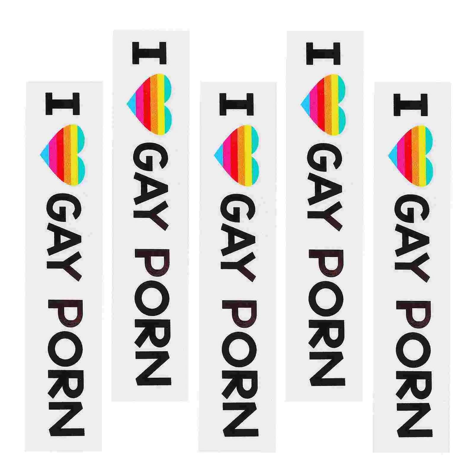 I Love Gay Stickers Decorative Decals Reflective Interesting Homosexuality Theme Car