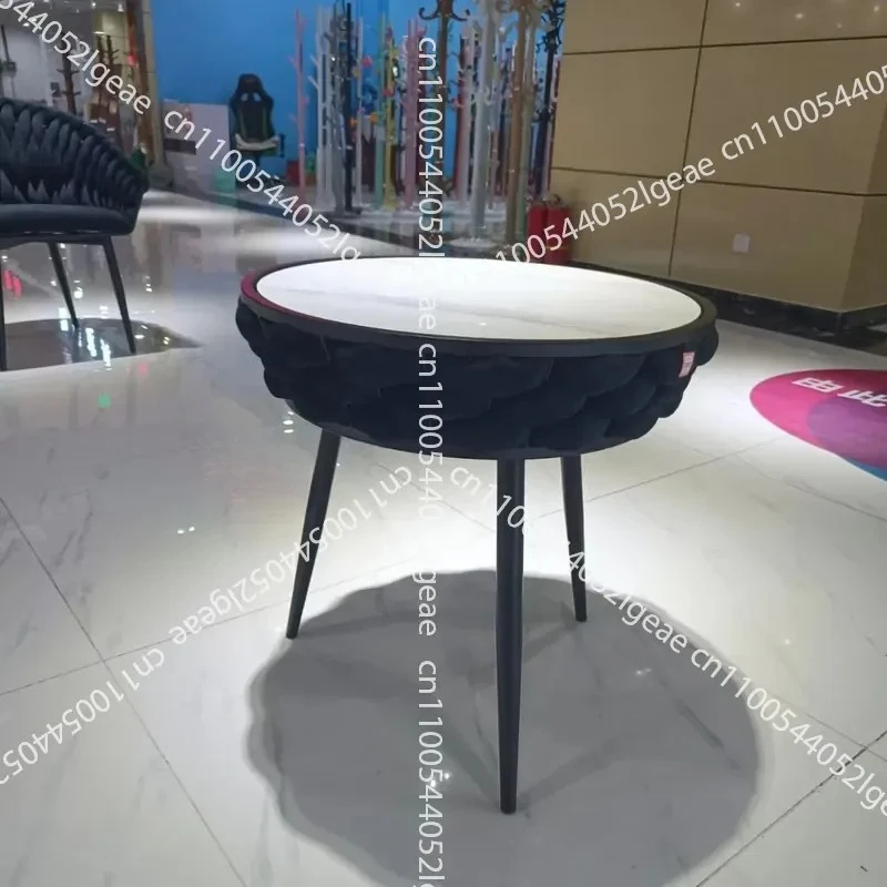 Premium Gold Coffee Table High-end Texture Modern Design Living Room Hotel with Marble Material