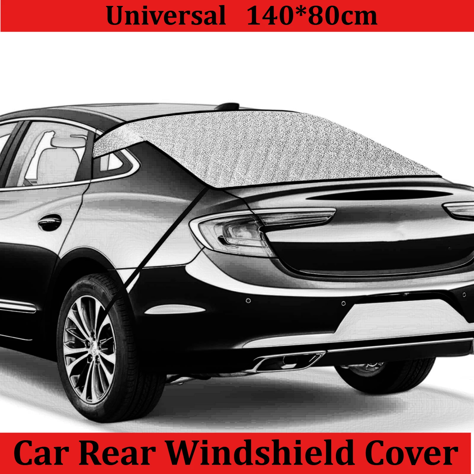 

Universal Car Rear Windshield Cover Sunshade Rear Window Cover Sun UV Protection Thickened Snow Blocking Car Accessories