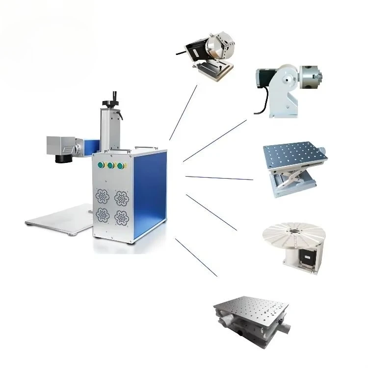 High-precision -quiet long-term s JPT/Raycus/MAX fiber marking mhine 20/30/50/60/100 W