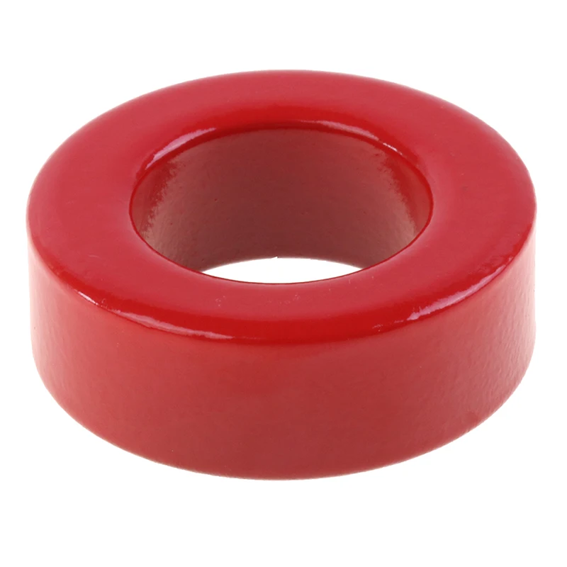 1Pcs T157-2 Iron Ferrite Toroid Cores 40*24*14.5 mm For Inductors Iron powder Core Red Ring Low permeability